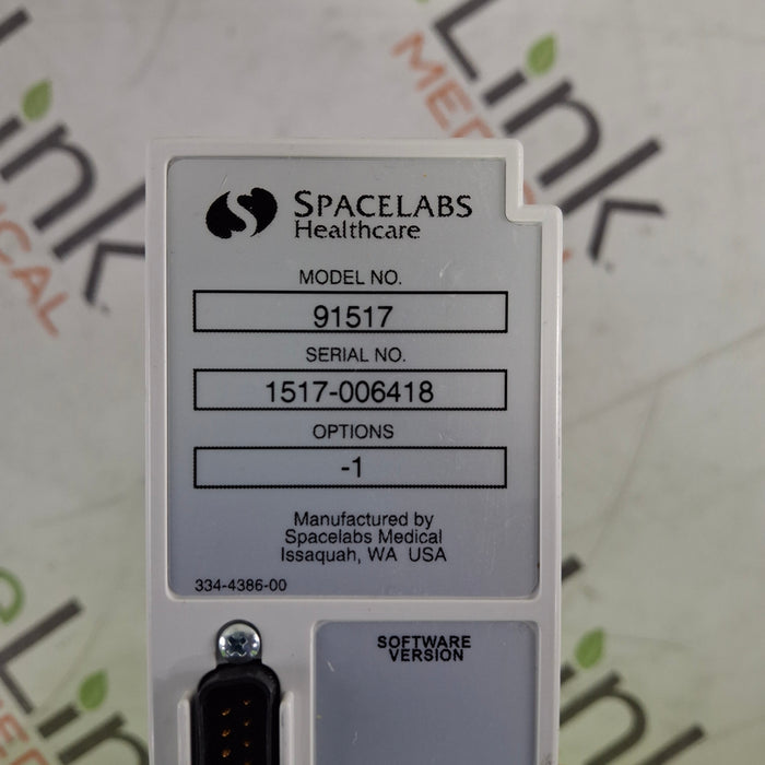Spacelabs Healthcare Ultraview SL 91517 Multigas Analyzer