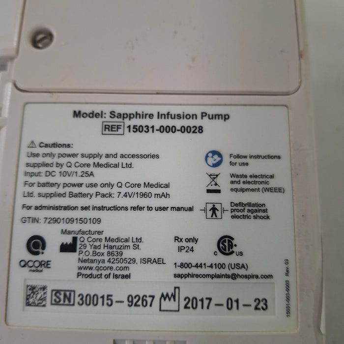 QCore Medical Sapphire Multi-Therapy Infusion Pump