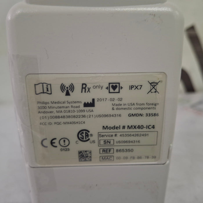 Philips MX40 1.4 ECG 865350 Telemetry Transmitter