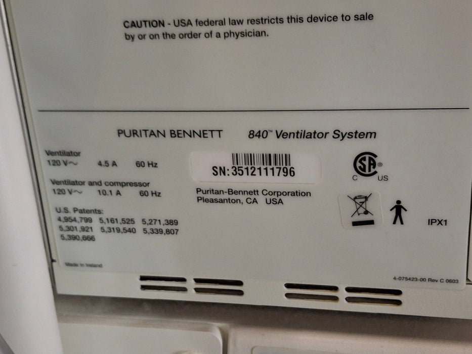 Puritan Bennett 840 Ventilator