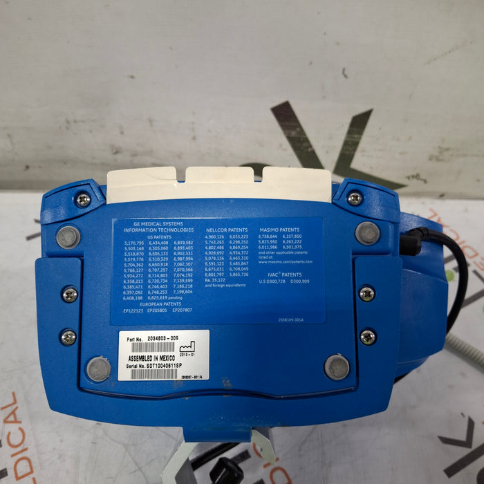 GE Healthcare Dinamap V100 - NIBP, SpO2, Temp Vital Signs Monitor