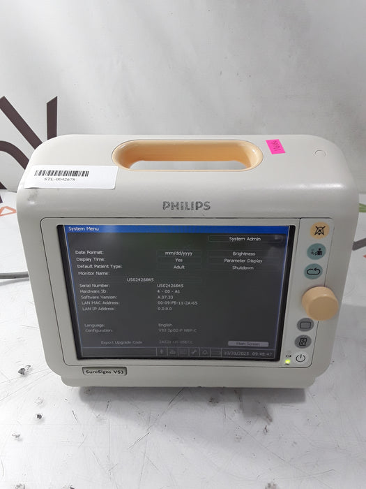 Philips Suresigns VS3 Vital Signs Monitor