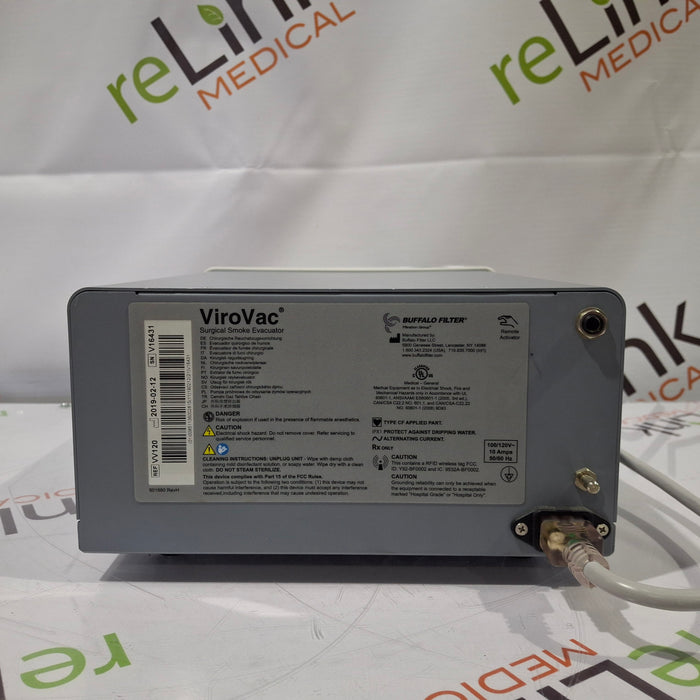 Buffalo Filter ViroVac Smoke Evacuation System