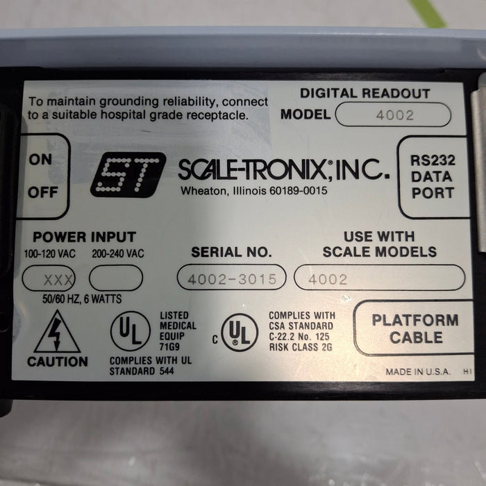 Scale-Tronix 4002 Digital Scale Readout
