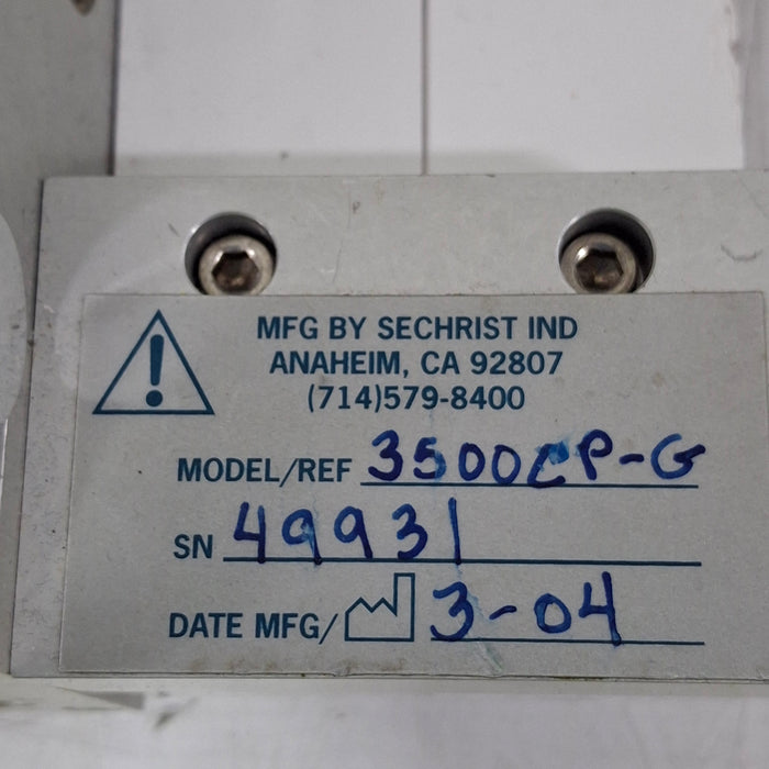 Sechrist 3500 Low Flow Air-Oxygen Mixer