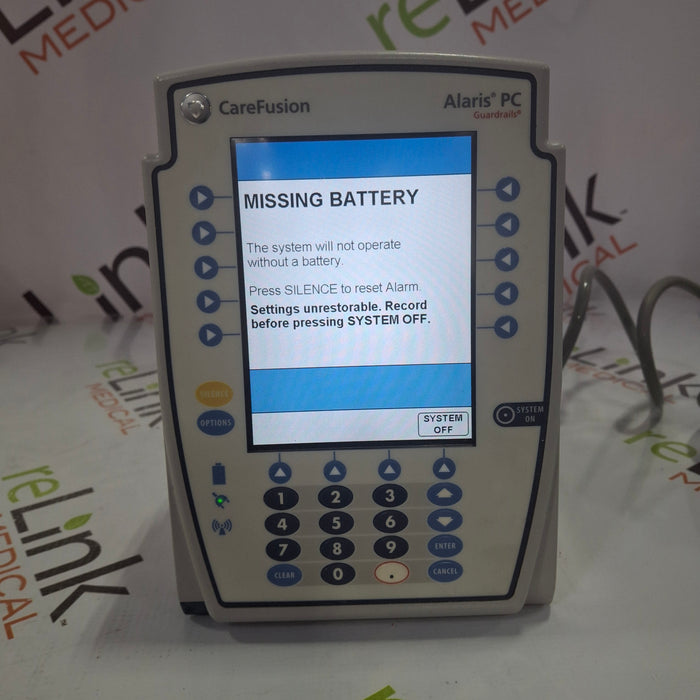 CareFusion Alaris 8015 Large Screen POC Infusion Pump