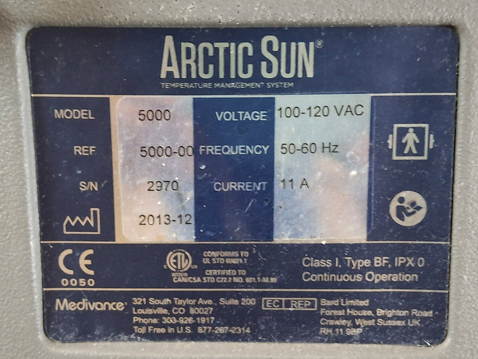 Medivance Arctic Sun 5000 Temperature Management System