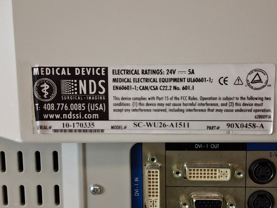 NDS Surgical Imaging SCWU26A1511 26" Medical Monitor