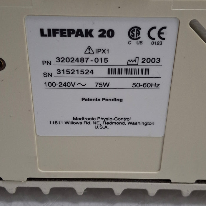 Physio-Control LifePak 20 Defibrillator