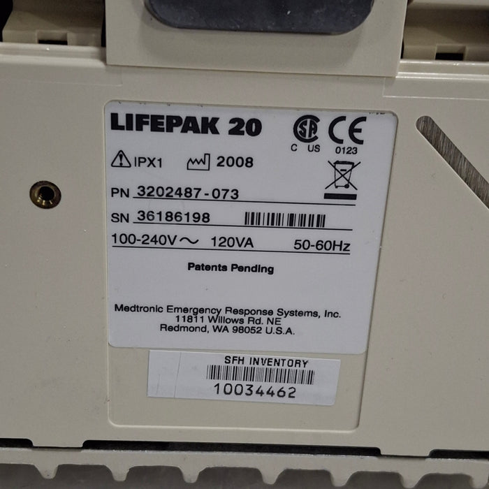 Physio-Control LifePak 20 Defibrillator