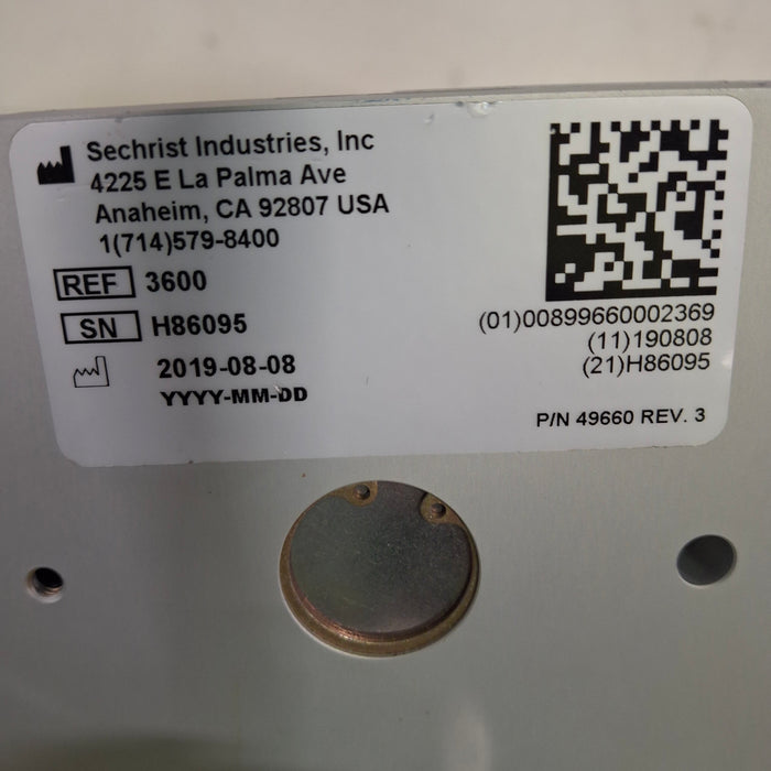 Sechrist 3500HL Air-Oxygen Mixer