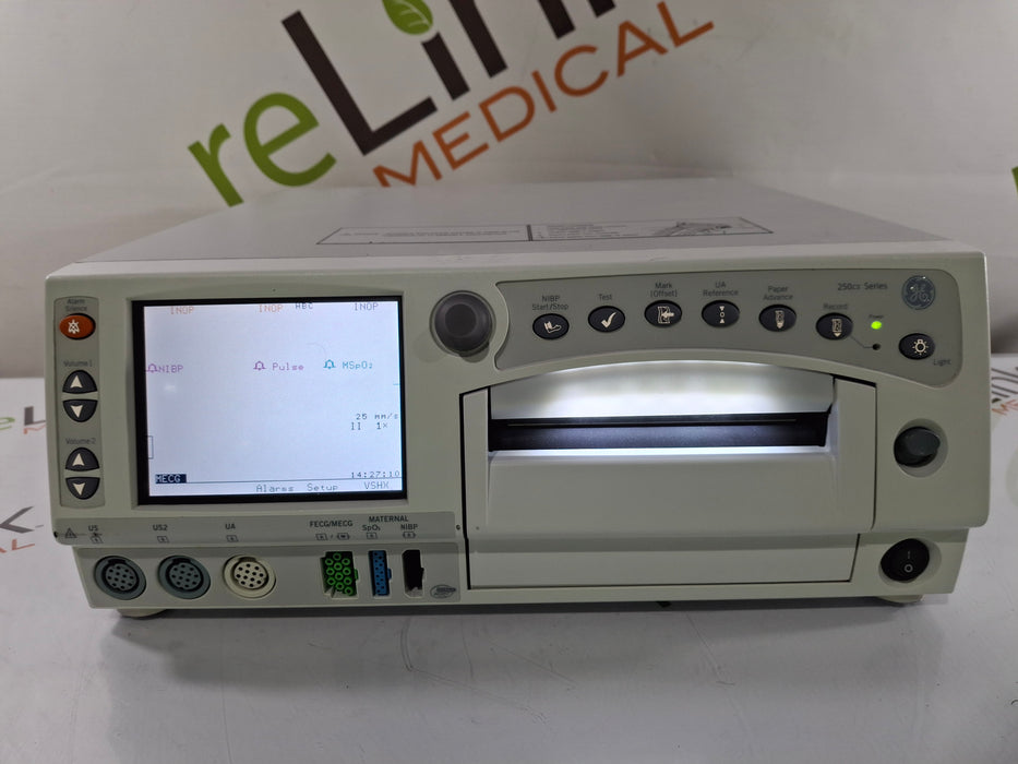 GE Healthcare Corometrics 250cx Series Model 259cx-a Fetal Monitor