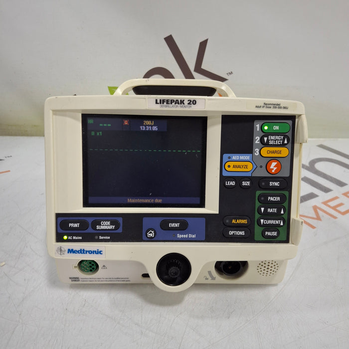 Physio-Control LifePak 20 Defibrillator