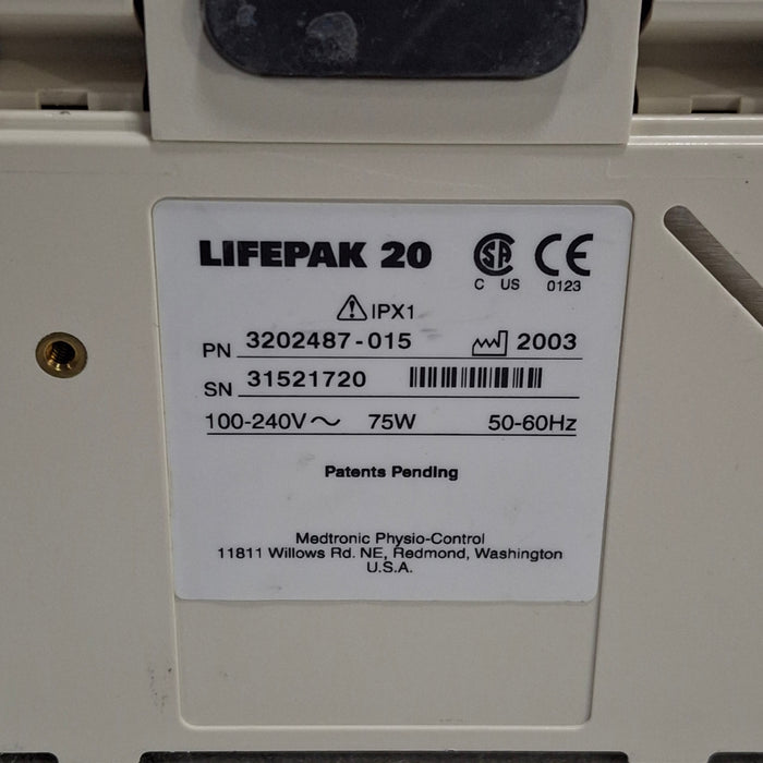 Physio-Control LifePak 20 Defibrillator
