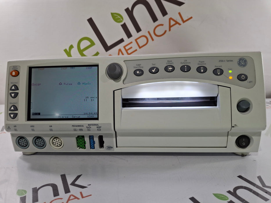GE Healthcare Corometrics 250cx Series Model 259cx-a Fetal Monitor