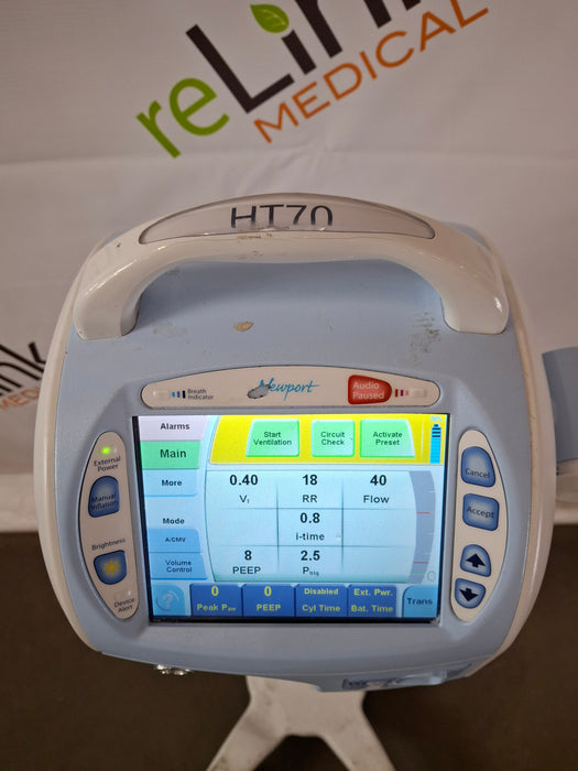 Newport Medical HT70 Plus Ventilator
