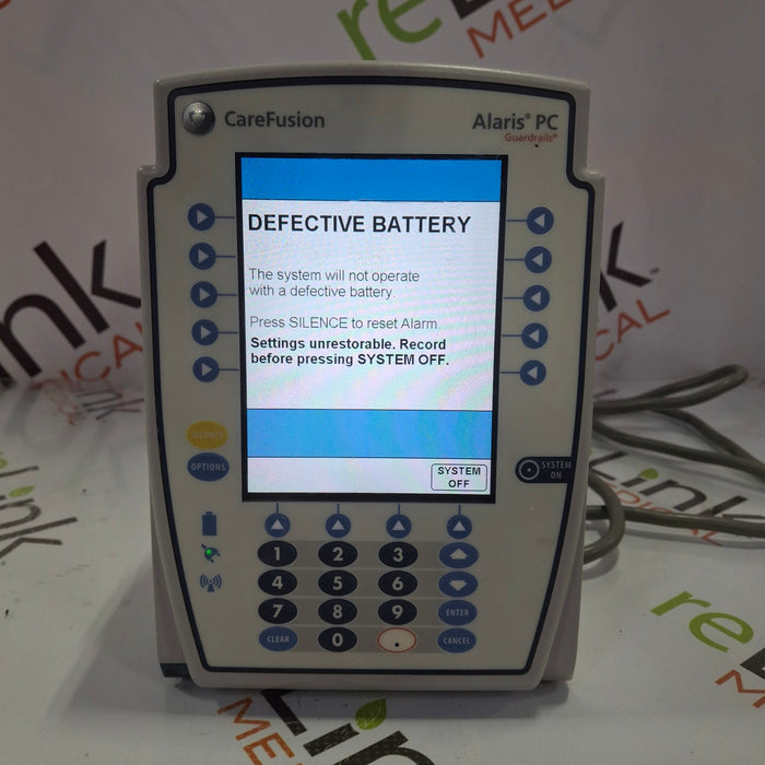 CareFusion Alaris 8015 Large Screen POC Infusion Pump