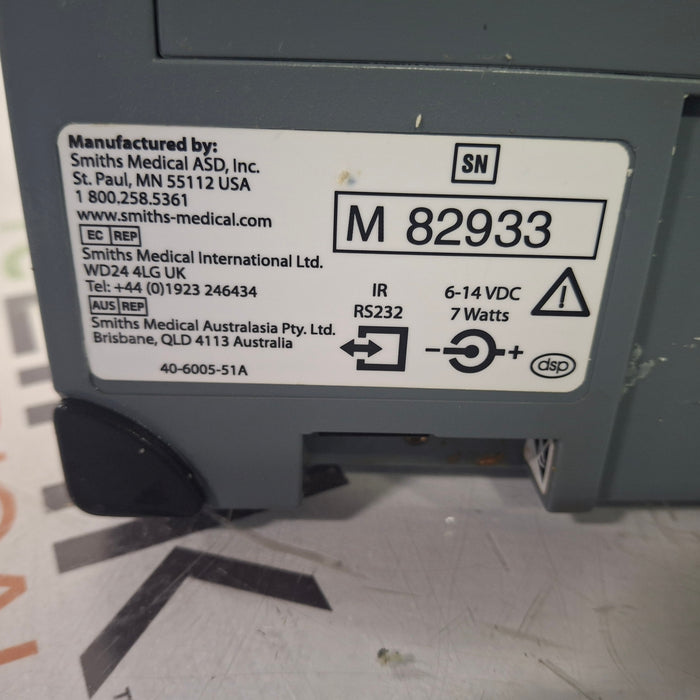 Smiths Medical Medfusion 3500 Version 5 Syringe Infusion Pump