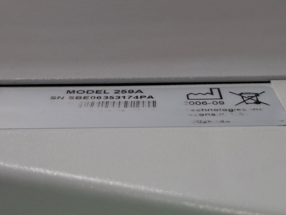 GE Healthcare Corometrics 250 Series Model 259 Fetal Monitor