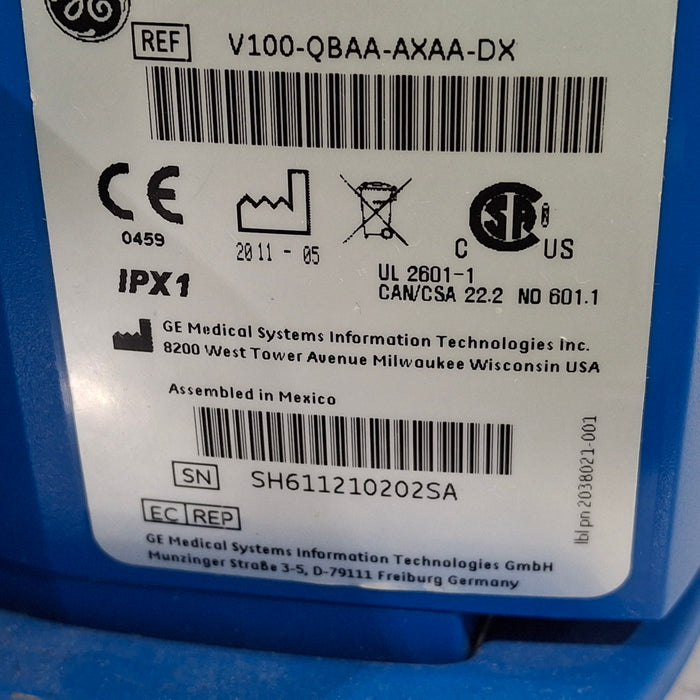 GE Healthcare Dinamap V100 - NIBP, SpO2, Temp Vital Signs Monitor