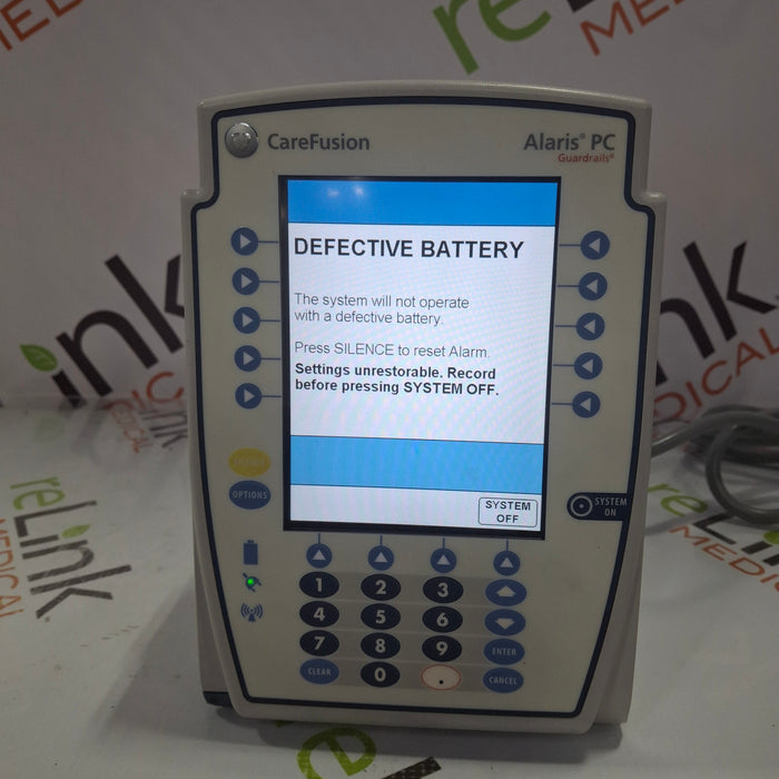 CareFusion Alaris 8015 Large Screen POC Infusion Pump