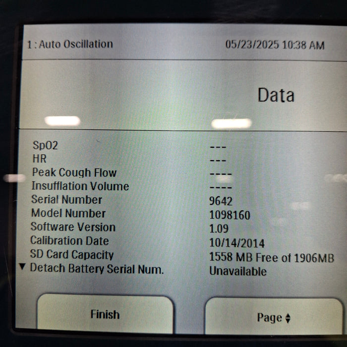 Respironics Cough Assist T70 Airway Clearance Device