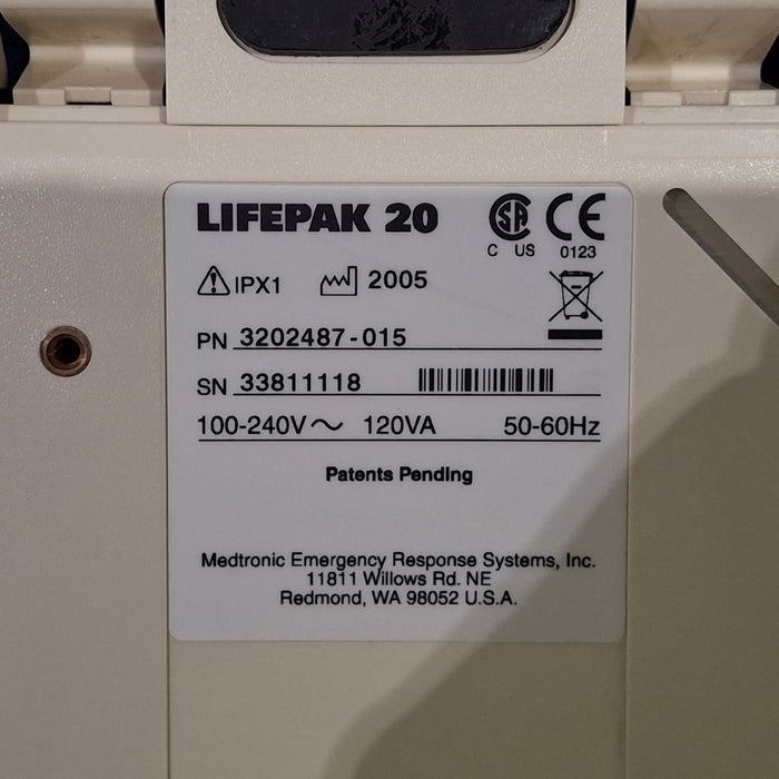 Physio-Control LifePak 20 Defibrillator