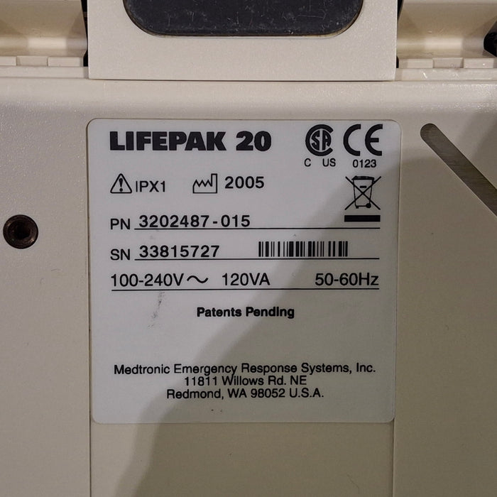 Physio-Control LifePak 20 Defibrillator