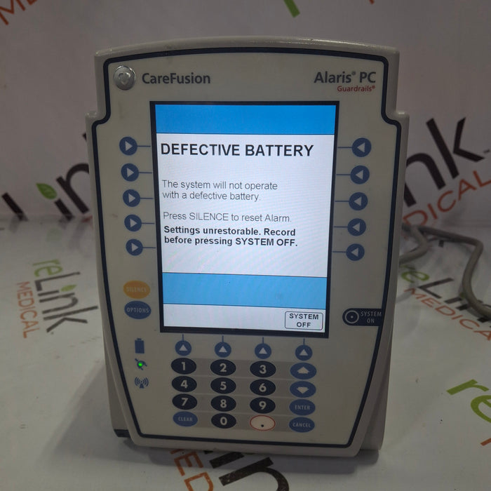 CareFusion Alaris 8015 Large Screen POC Infusion Pump
