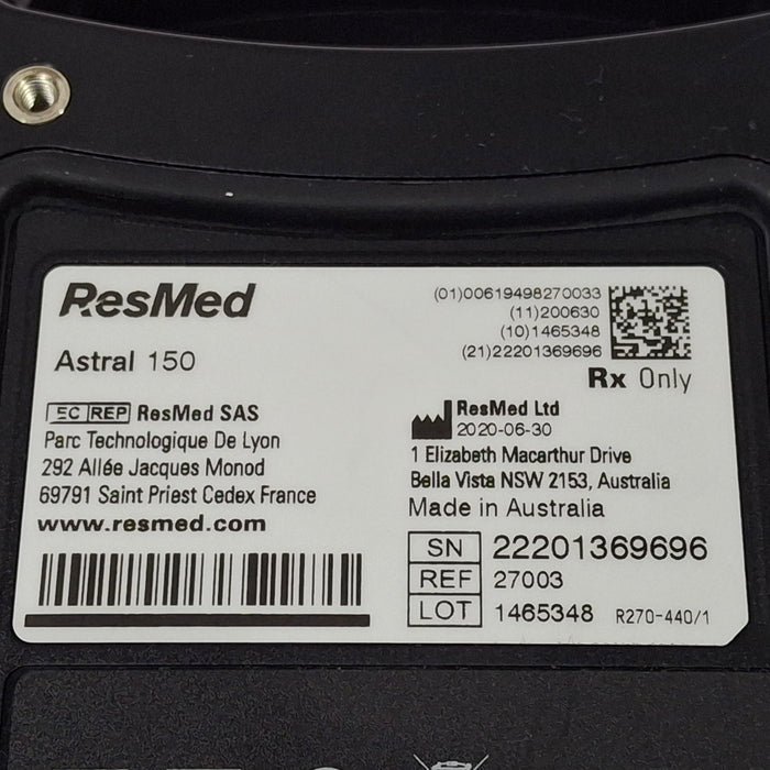 ResMed Astral 150 Portable Ventilator