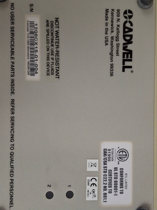 Cadwell Laboratories Inc. TCS-1000 Transcranial Stimulator