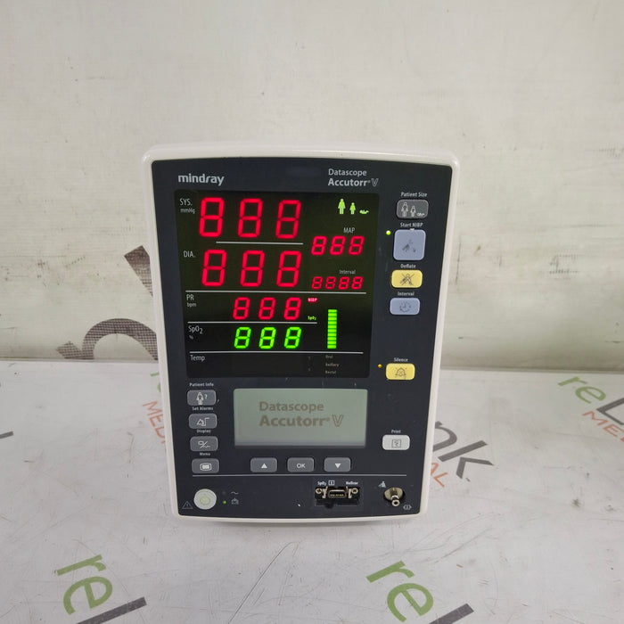 Mindray Datascope Accutorr V Vital Signs Monitor
