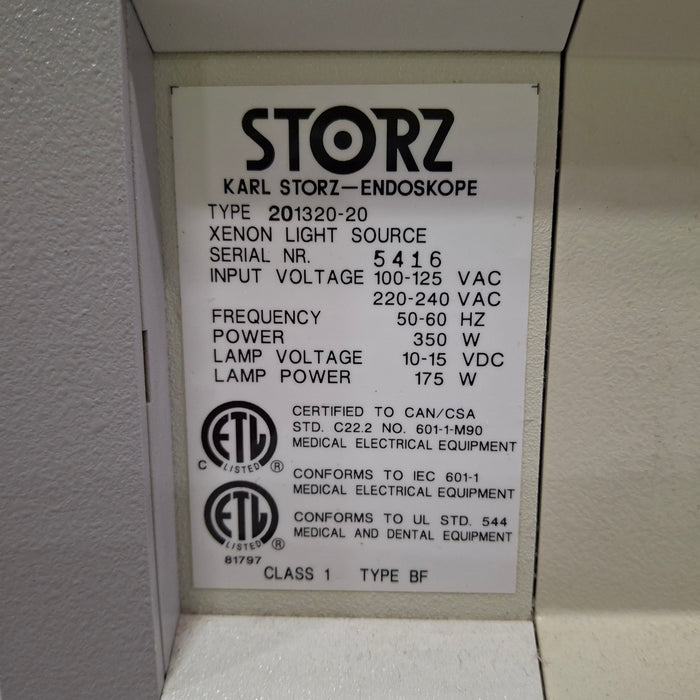 Karl Storz Xenon 175 201320 20 Lightsource