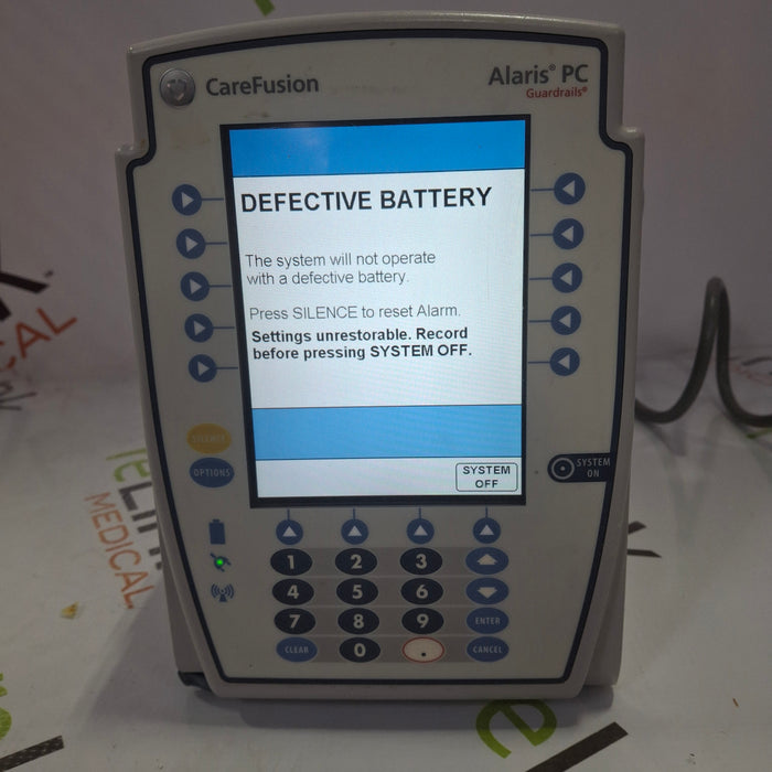 CareFusion Alaris 8015 Large Screen POC Infusion Pump