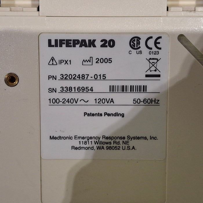 Physio-Control LifePak 20 Defibrillator