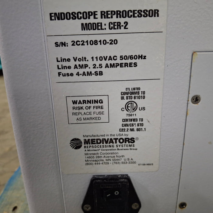 Medivators CER-2 Endoscope Reprocessor