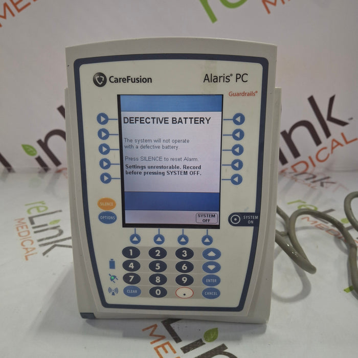 CareFusion Alaris 8015 Small Screen POC Infusion Pump