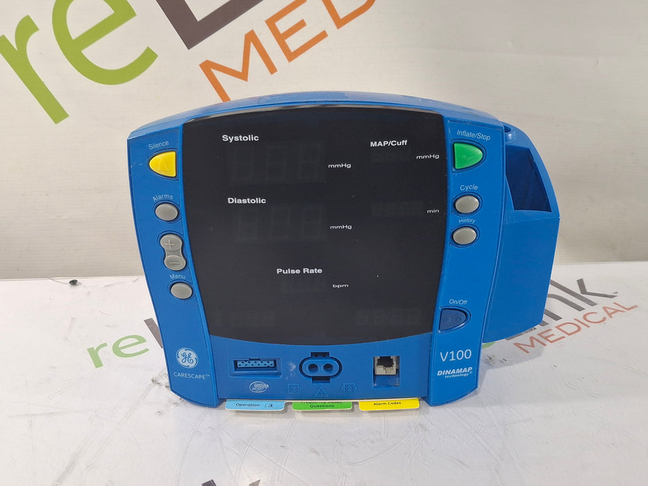 GE Healthcare Dinamap V100 - NIBP, SpO2, Temp Vital Signs Monitor