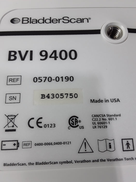 Verathon Medical, Inc BVI 9400 Bladderscan