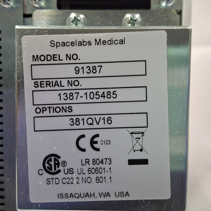 Spacelabs Healthcare Ultraview SL 91387 Patient Monitor
