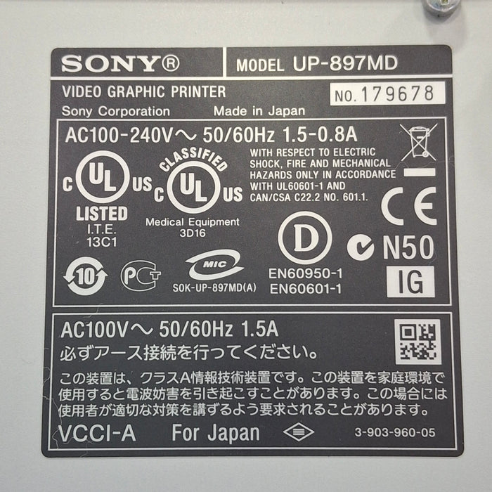 Sony UP-897MD Imager / Printer