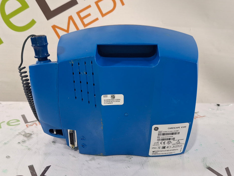 GE Healthcare Dinamap V100 - NIBP, SpO2, Temp Vital Signs Monitor