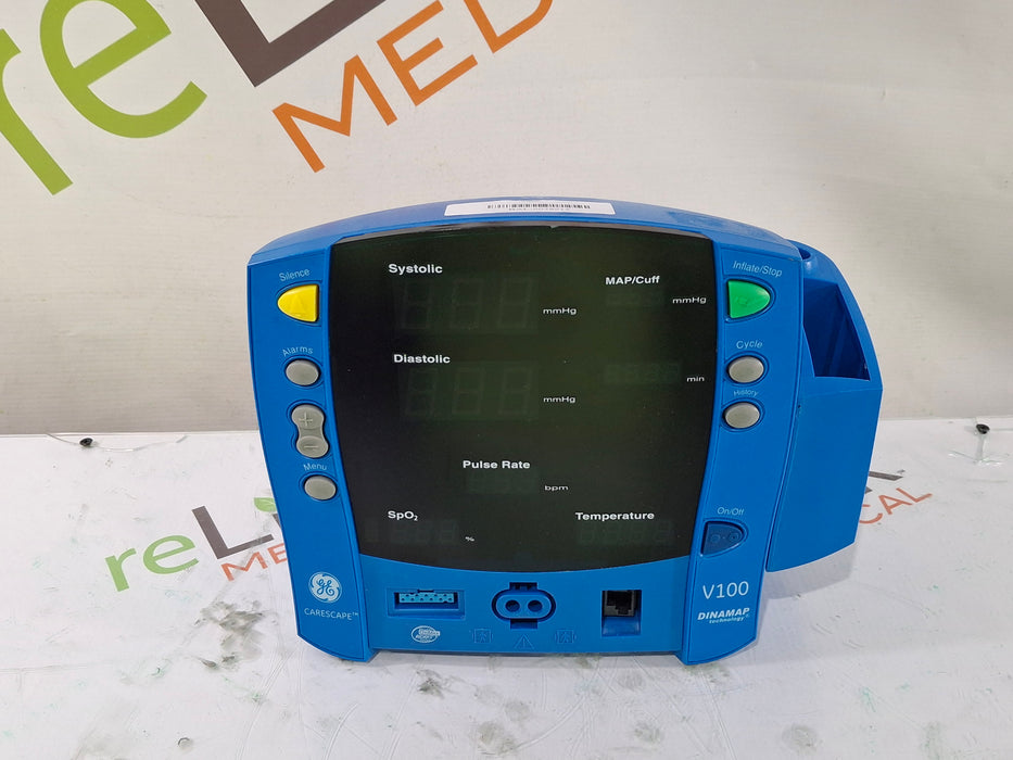 GE Healthcare Dinamap V100 - NIBP, SpO2, Temp Vital Signs Monitor