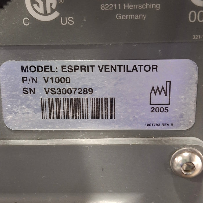 Respironics Esprit Ventilator