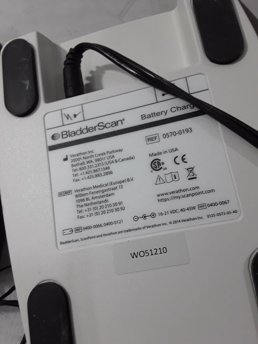Verathon Medical, Inc BladderScan 0570-0193 Battery Charger