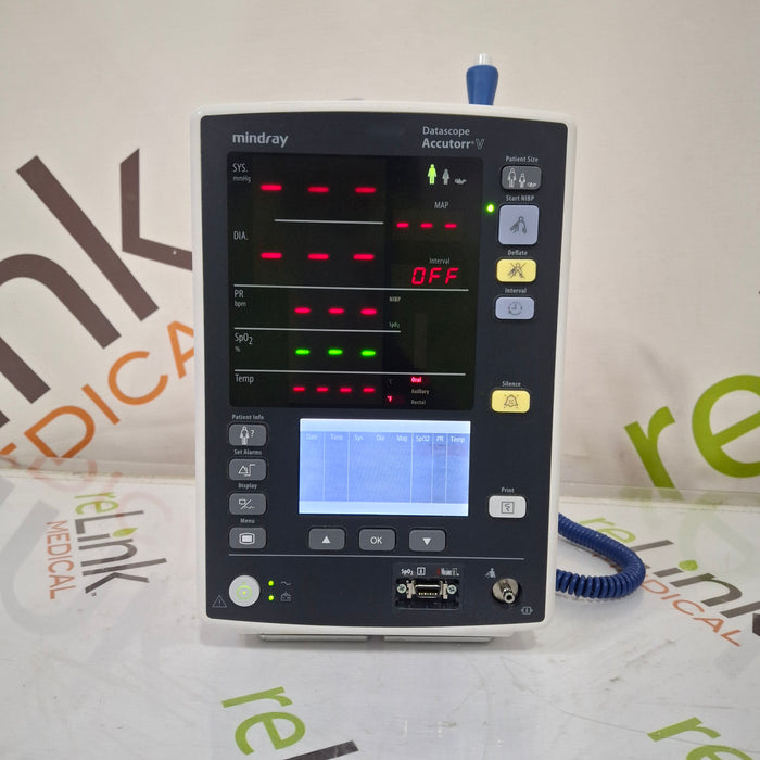 Mindray Datascope Accutorr V Vital Signs Monitor