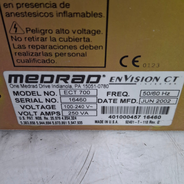 Medrad Envision ECT 700 CT Injector