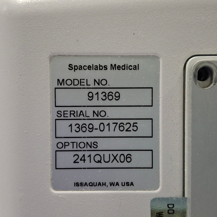 Spacelabs Healthcare Ultraview SL 91369 Monitor