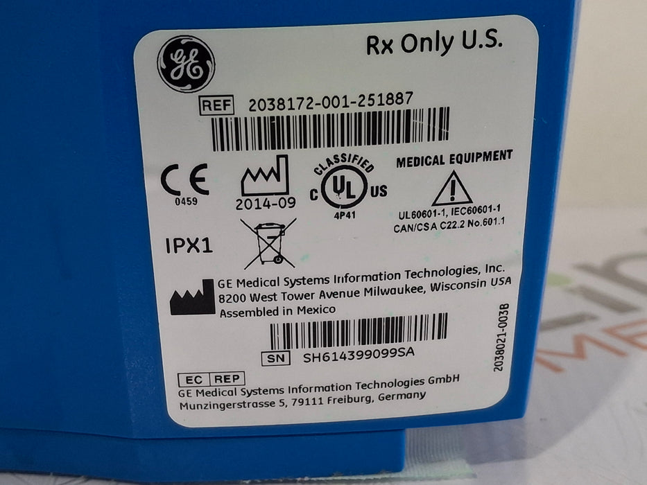 GE Healthcare Dinamap V100 - NIBP, SpO2, Temp Vital Signs Monitor
