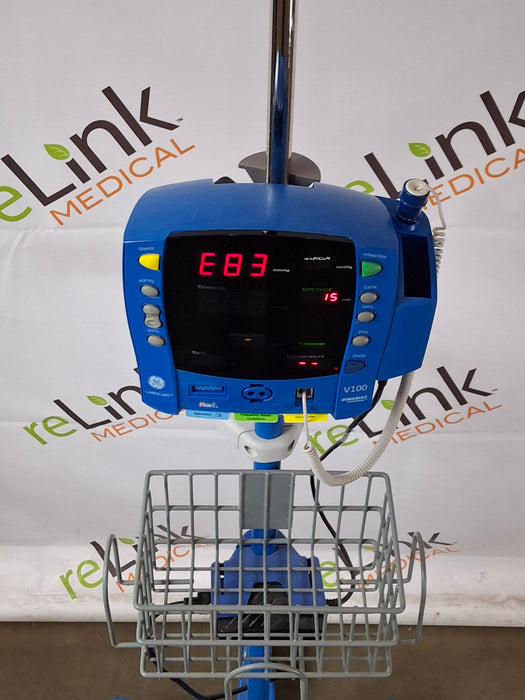 GE Healthcare Dinamap V100 - NIBP, SpO2, Temp Vital Signs Monitor